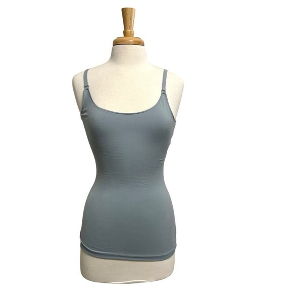 SPANX Cami Shaping Tank Top Slimming Flattering Blue Gray size size XL - Picture 1 of 6